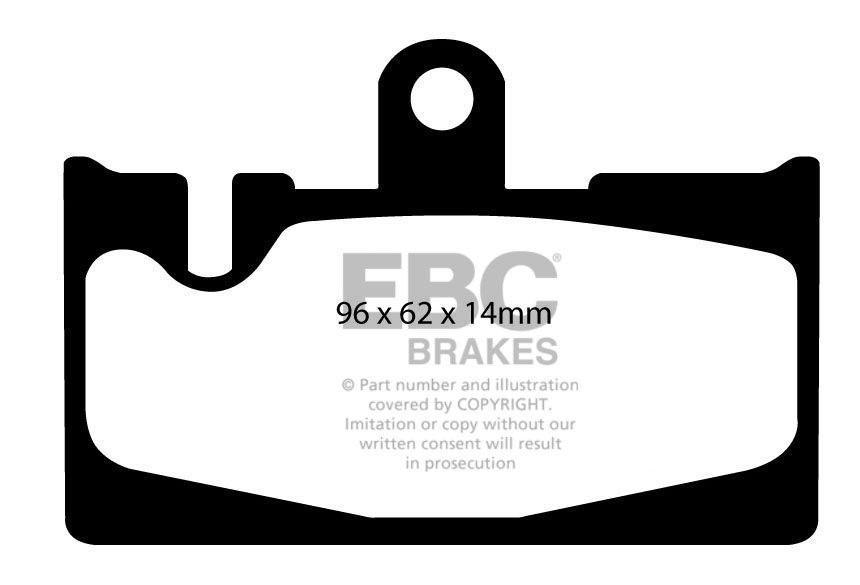 EBC Brakes LEXUS LS430 4.3 2000-2006 Remblokken achterzijde reds