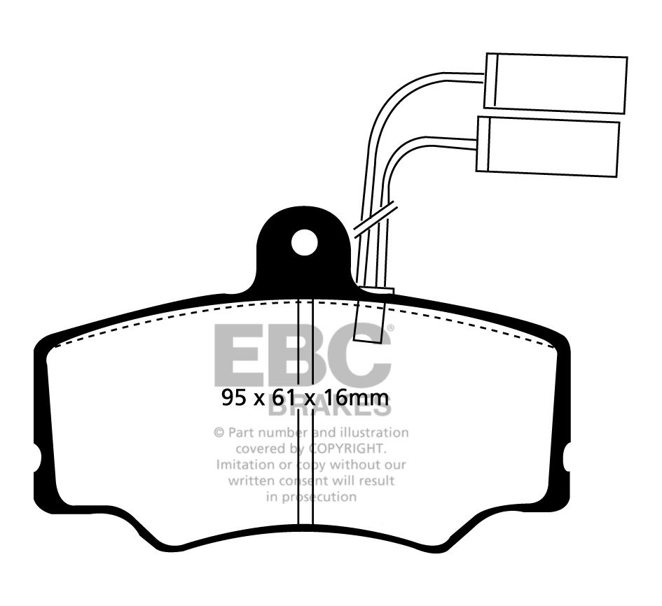 EBC Brakes ALFA ROMEO Alfa 33 1.5 90-93 Remblokken voorzijde