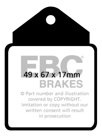 EBC Brakes ALFA ROMEO Giulia Sprint (105) 1.75 65-66 Remblokken