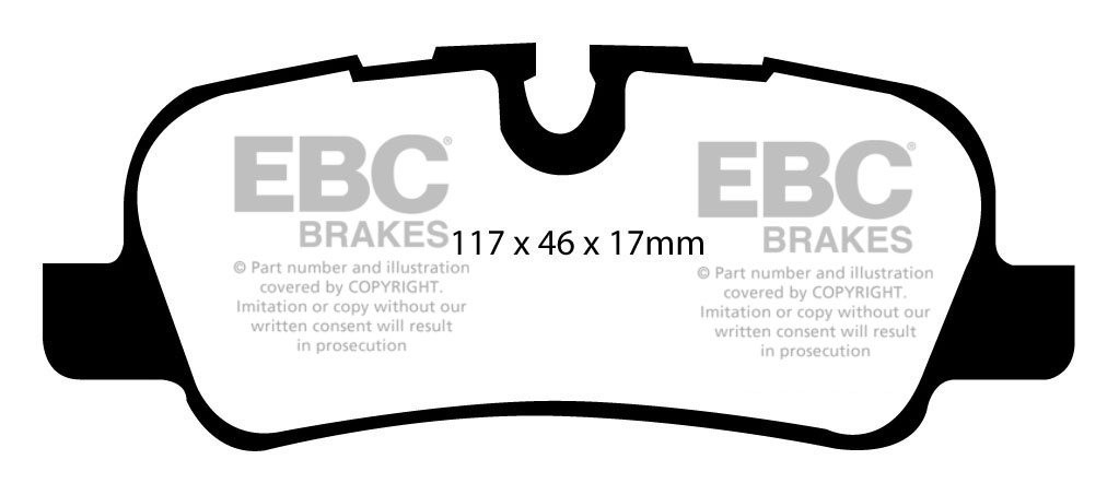 EBC Brakes LAND ROVER Range Rover Sport 3.6 TD 2009-.. Remblokke