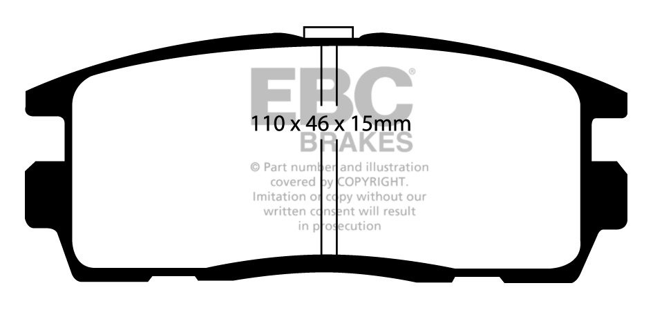 EBC Brakes VAUXHALL (OPEL) Antara 3.2 2007-2010 Remblokken achte