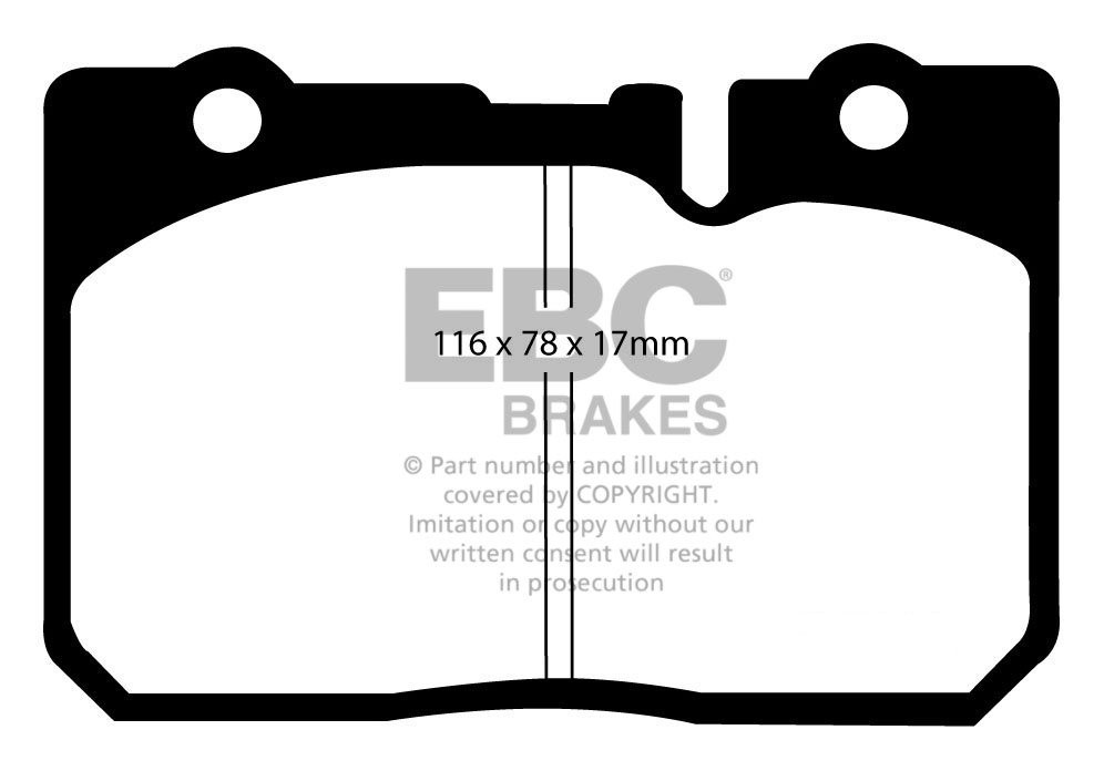 EBC Brakes LEXUS LS400 4.0 95-2000 Remblokken voorzijde