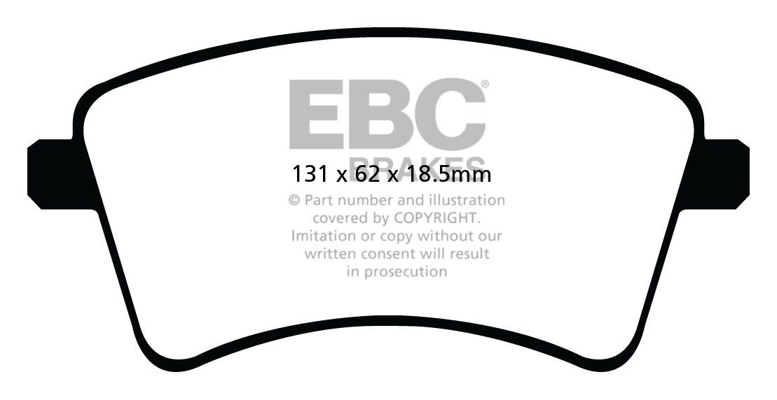 EBC Brakes RENAULT Kangoo 1.5 D (103) 2008-.. Remblokken voorzij