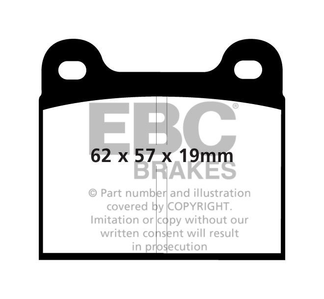 EBC Brakes PORSCHE 914 1.7 72-76 Remblokken voorzijde