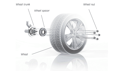 Pro Spacers Hyundai Coupé 03.02-.. 5x114,3 10mm Eibach 