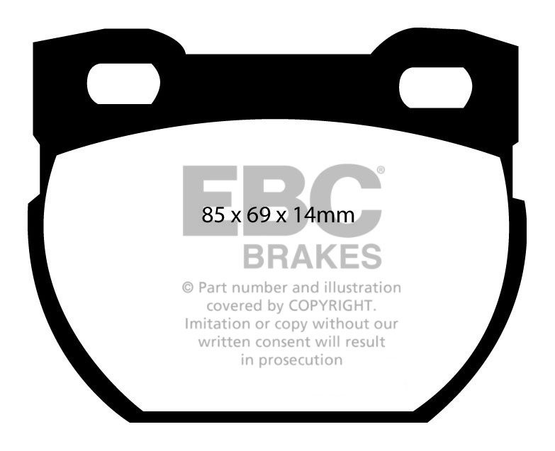 EBC Brakes LAND ROVER Defender 110/130 2.4 TD 2007-.. Remblokken