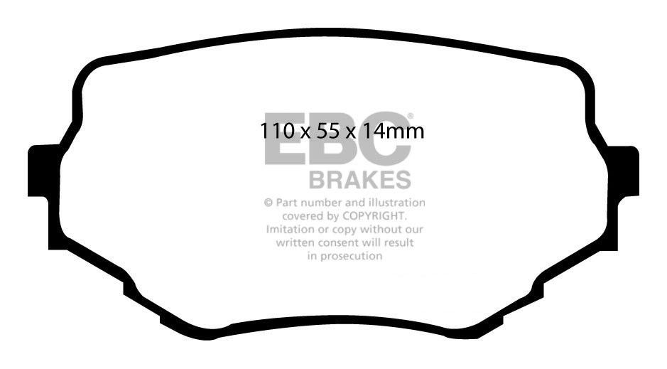 EBC Brakes SUZUKI Grand Vitara 2.0 TD (TD32W) 98-2002 Remblokken