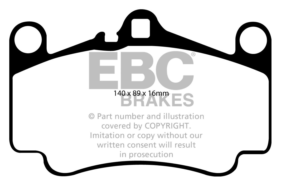 EBC Brakes PORSCHE 911 (996) (Cast Iron Disc Only) 3.6 Turbo 4 2