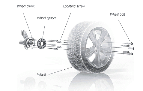 Pro Spacers Opel Agila 09.07-.. 4x100 25mm Eibach