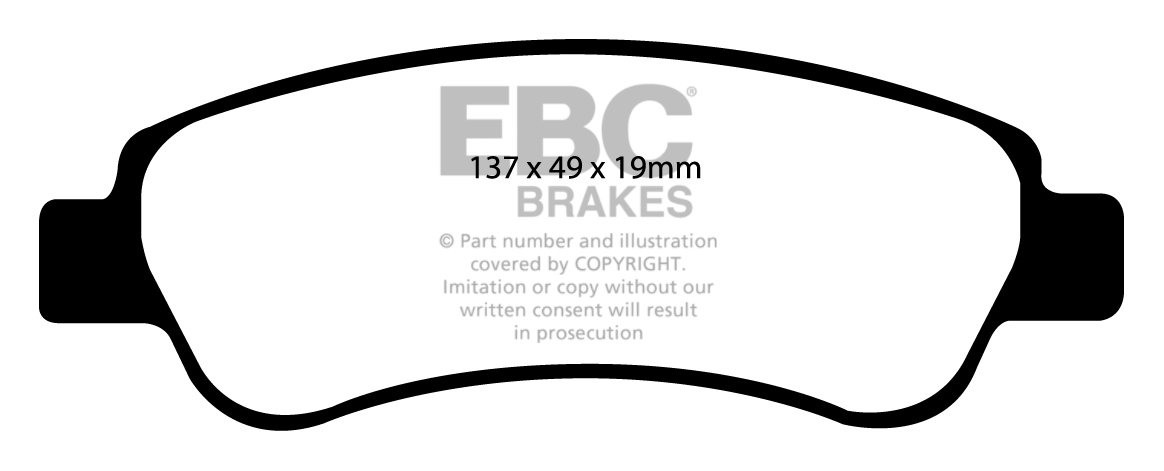 EBC Brakes CITROEN Relay Combi 2.2 TD (120) 2008-.. Remblokken a