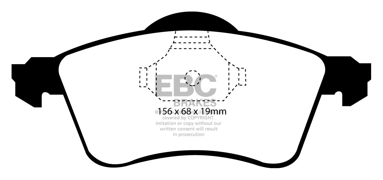 EBC Brakes VW Caravelle 2.5 96-99 Remblokken voorzijde