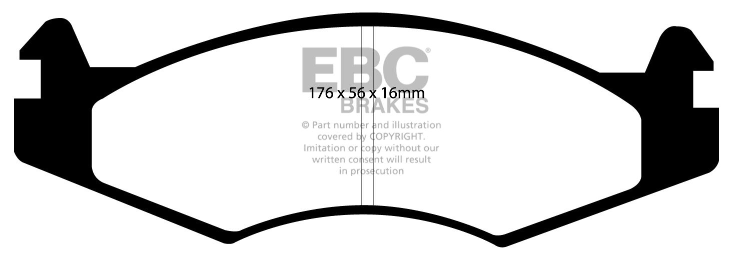 EBC Brakes JEEP Cherokee 4.0 85-93 Remblokken voorzijde