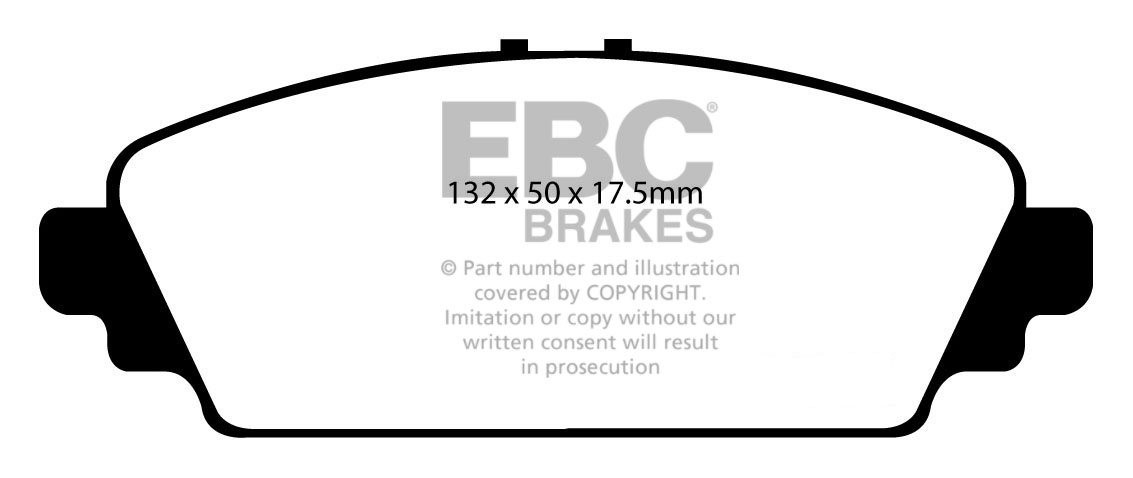 EBC Brakes HONDA Accord 1.6 (CK) 99-2003 Remblokken voorzijde gr