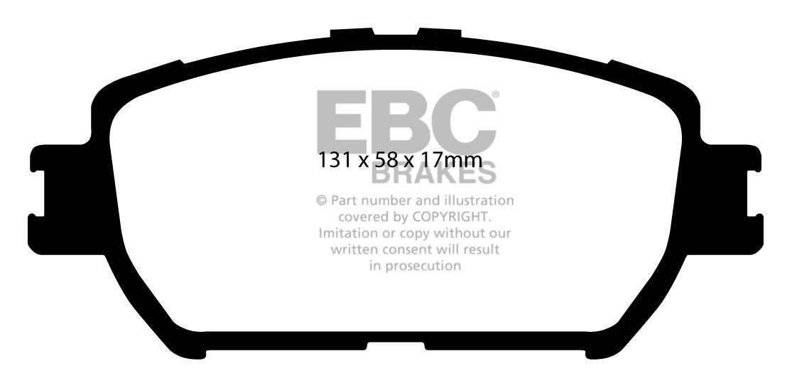 EBC Brakes TOYOTA Camry 3.0 (European) 2001-2004 Remblokken voor