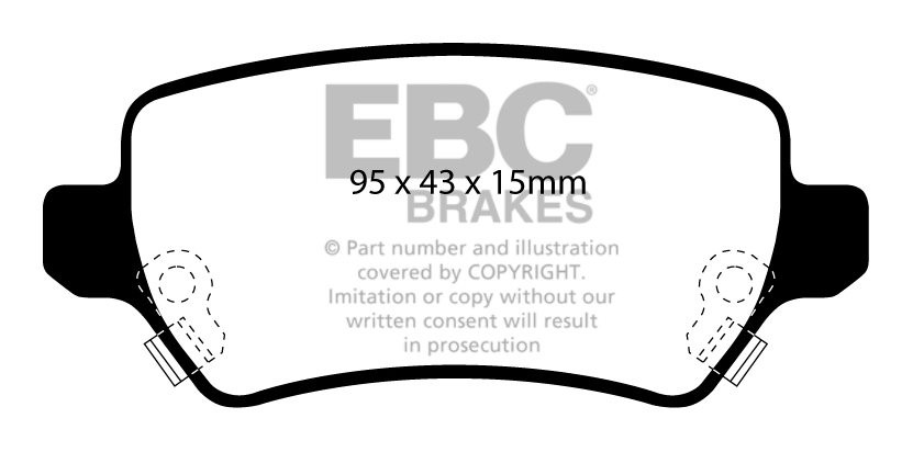 EBC Brakes VAUXHALL BEDRIJFSWAGEN Astravan 1.7 TD 2006-.. Remblo
