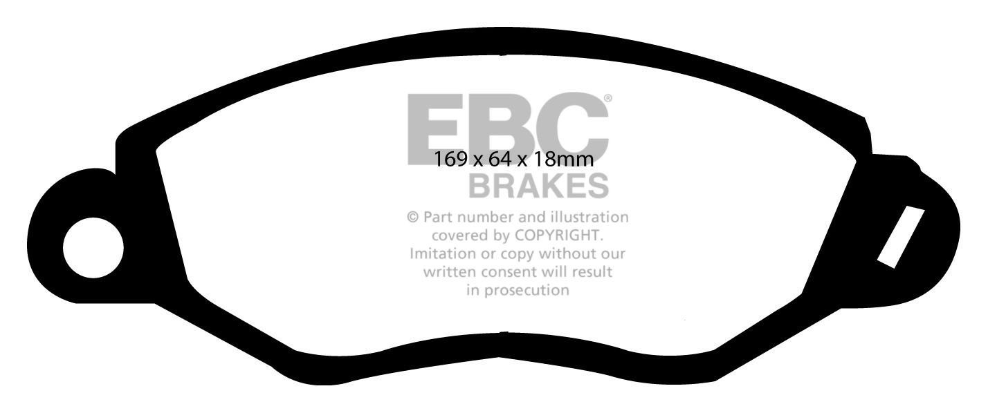 EBC Brakes FORD BEDRIJFSWAGEN Transit 260 2000-2006 Remblokken v