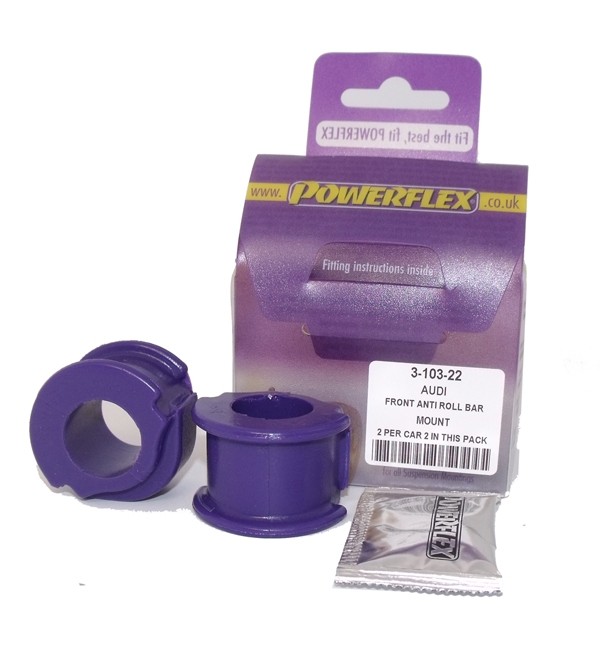 Audi Coupe  Front Anti Roll Bar Mount 22mm - PowerFlex PFF3-103-