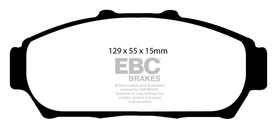 EBC Brakes HONDA Integra (Not UK) 1.6 (DC1) (ABS) 93-2001 Remblo