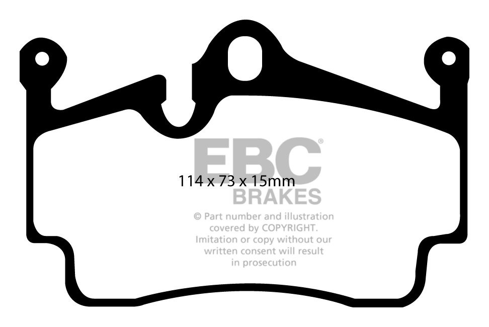 EBC Brakes PORSCHE Boxster Spyder (Cast Iron Discs only) 3.4 201