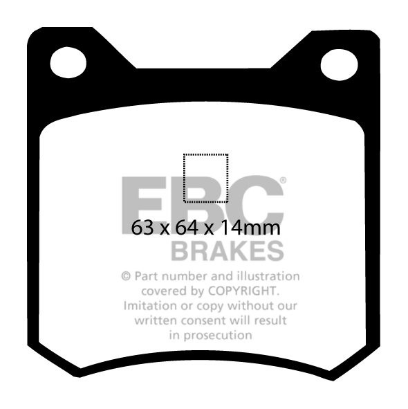 EBC Brakes LEXUS LS430 4.3 2000-2006 Remblokken voorzijde redstu