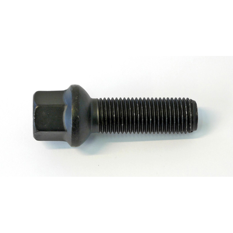 H&R Wielbout bolkonisch R14 M14x1.50 - Lengte 43mm - Zwart