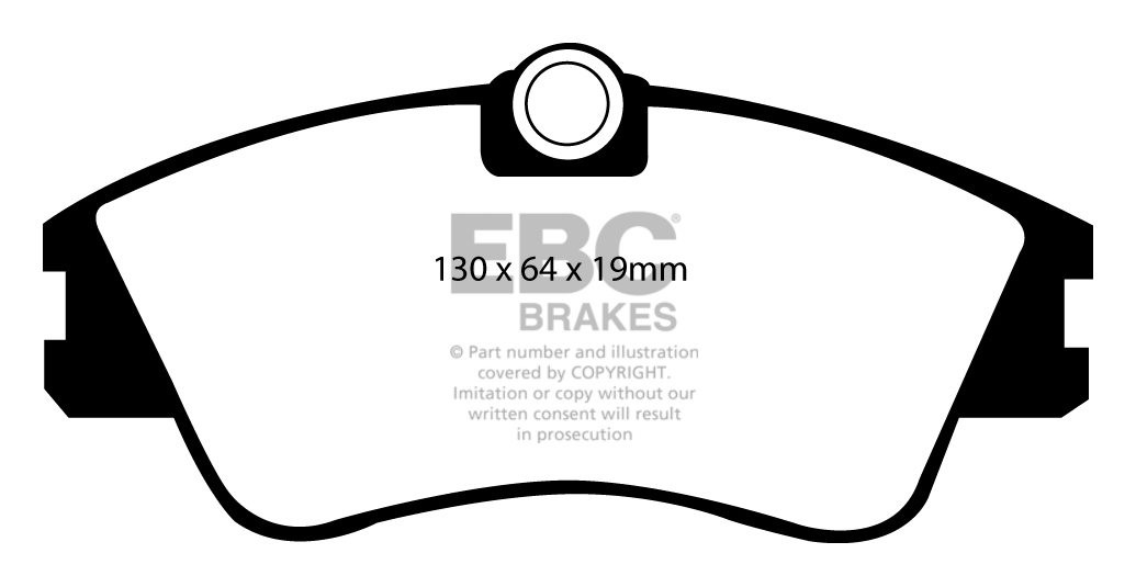 EBC Brakes VW Caravelle 2.0 98-99 Remblokken voorzijde