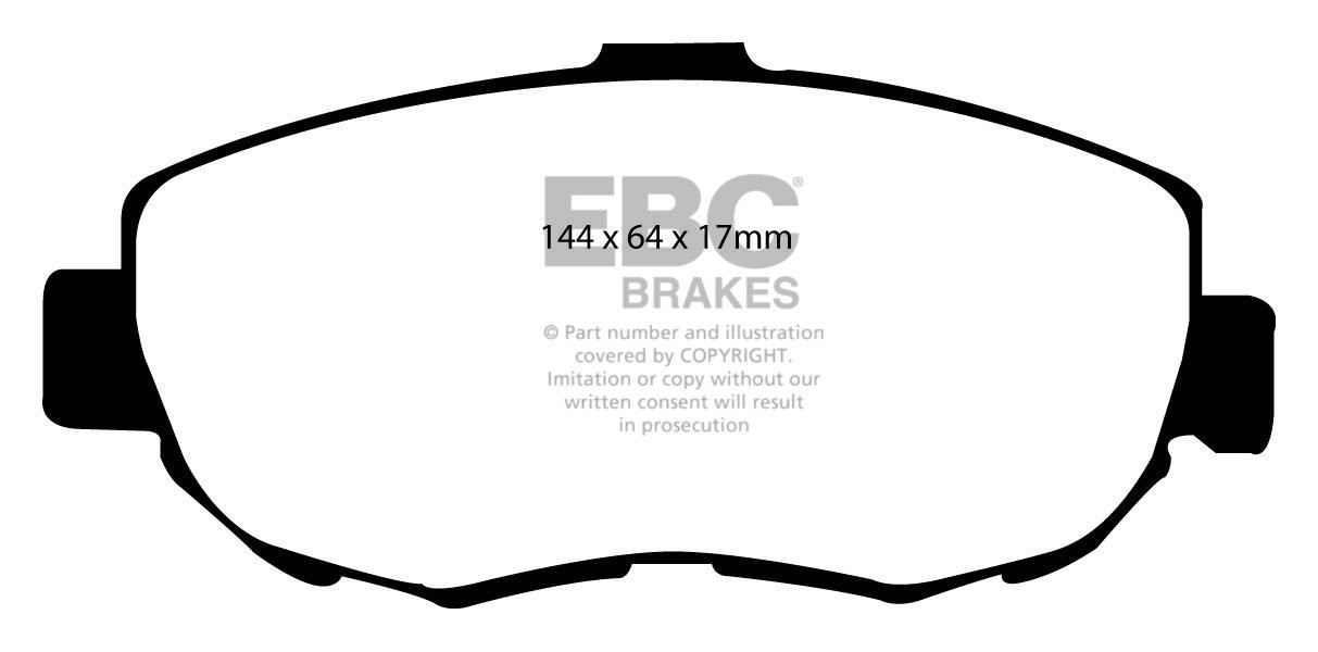 EBC Brakes LEXUS GS300 3.0 98-2005 Remblokken voorzijde redstuff