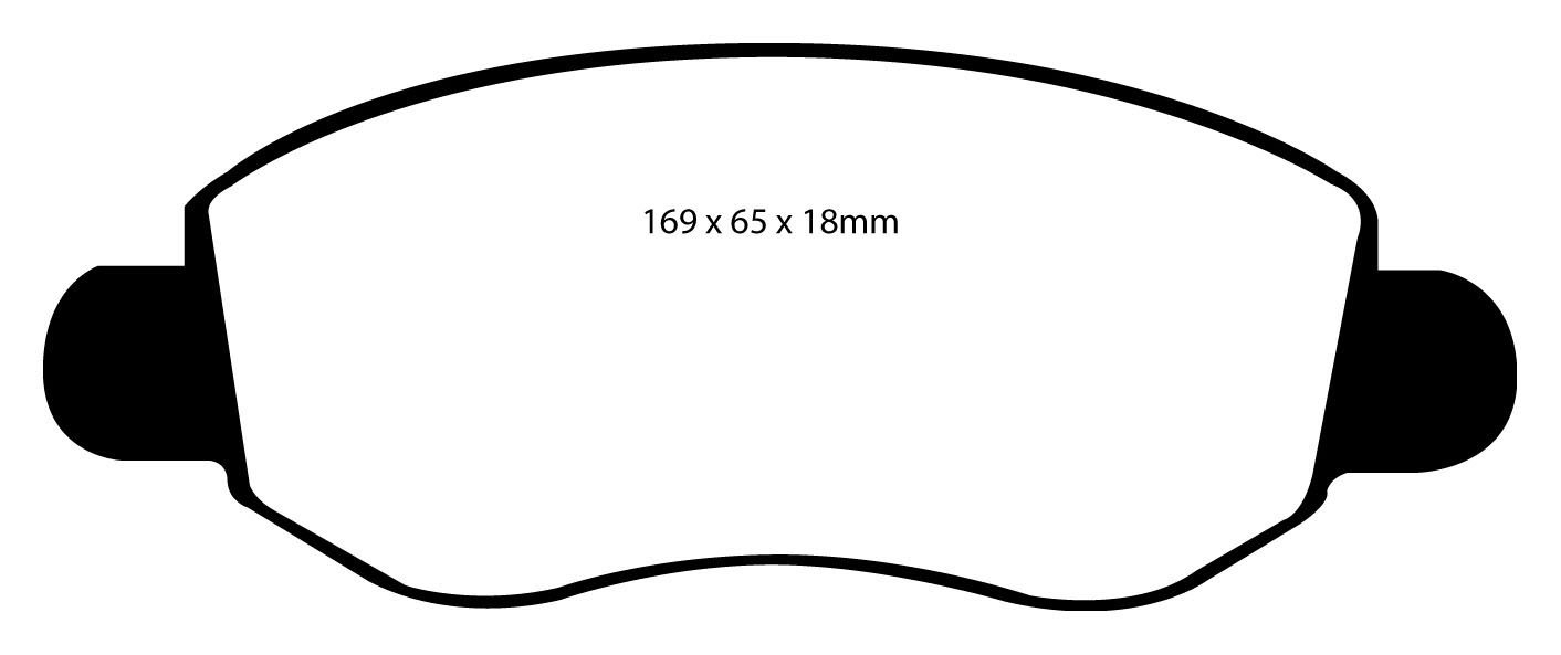 EBC Brakes FORD BEDRIJFSWAGEN Transit 430 2004-2006 Remblokken v
