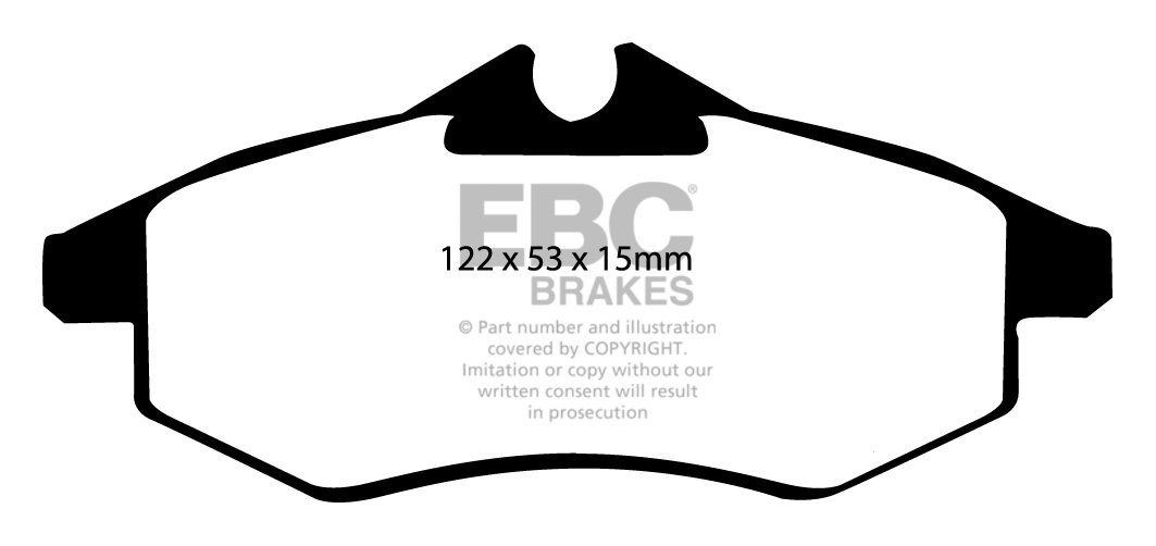 EBC Brakes CITROEN C3 1.4 2002-.. Remblokken voorzijde greenstuf