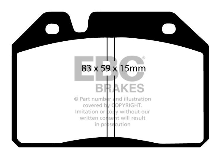 EBC Brakes BMW (ALPINA) Roadster S (E85) 3.3 2004-2005 Remblokke