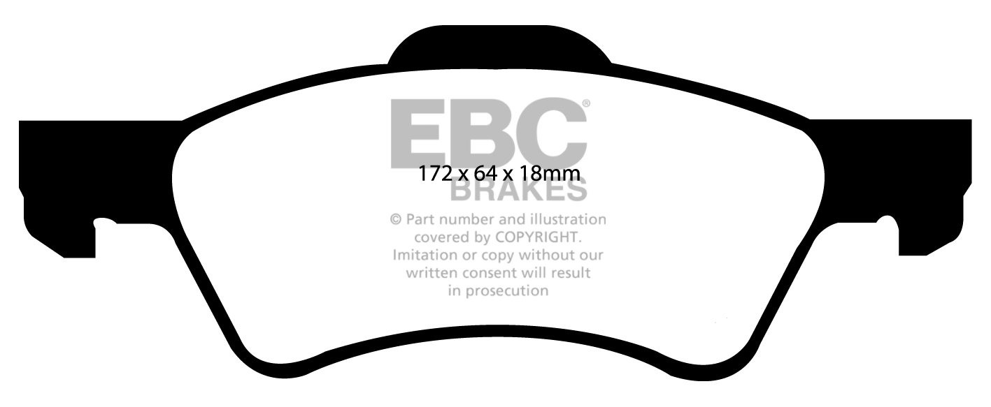EBC Brakes CHRYSLER (USA) Voyager 2.4 2001-2007 Remblokken voorz