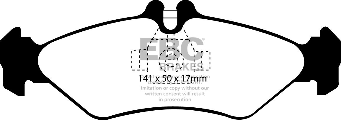 EBC Brakes SUNBEAM Tiger 4.7 67-68 Remblokken voorzijde