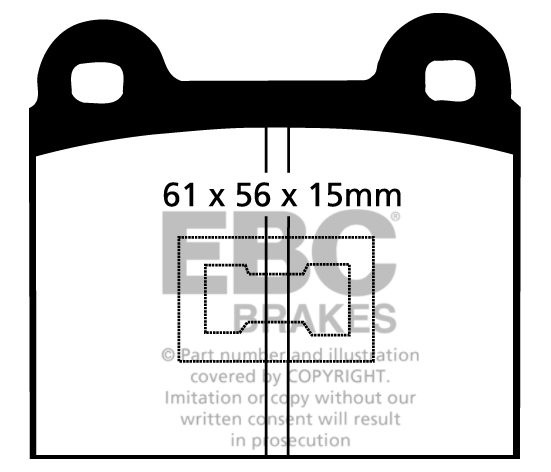 EBC Brakes NISSAN Pathfinder 2.5 TD (320mm Discs) 2005-.. Remblo