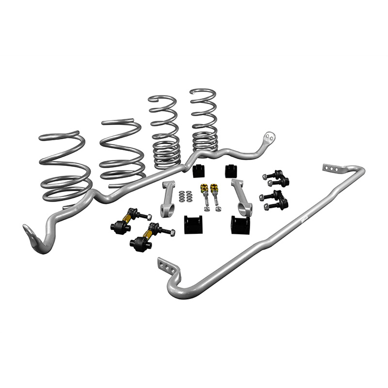 Whiteline Grip-Serie 1 Stabilisatorstang en Verlagingsveer  Kit Subaru WRX Sedan GJ Sti 2.5 4WD 2014-