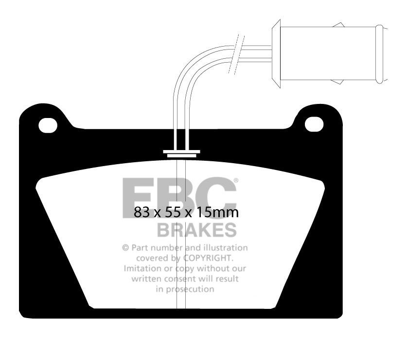 EBC Brakes MG Metro 1.3 Turbo 83-89 Remblokken voorzijde greenst