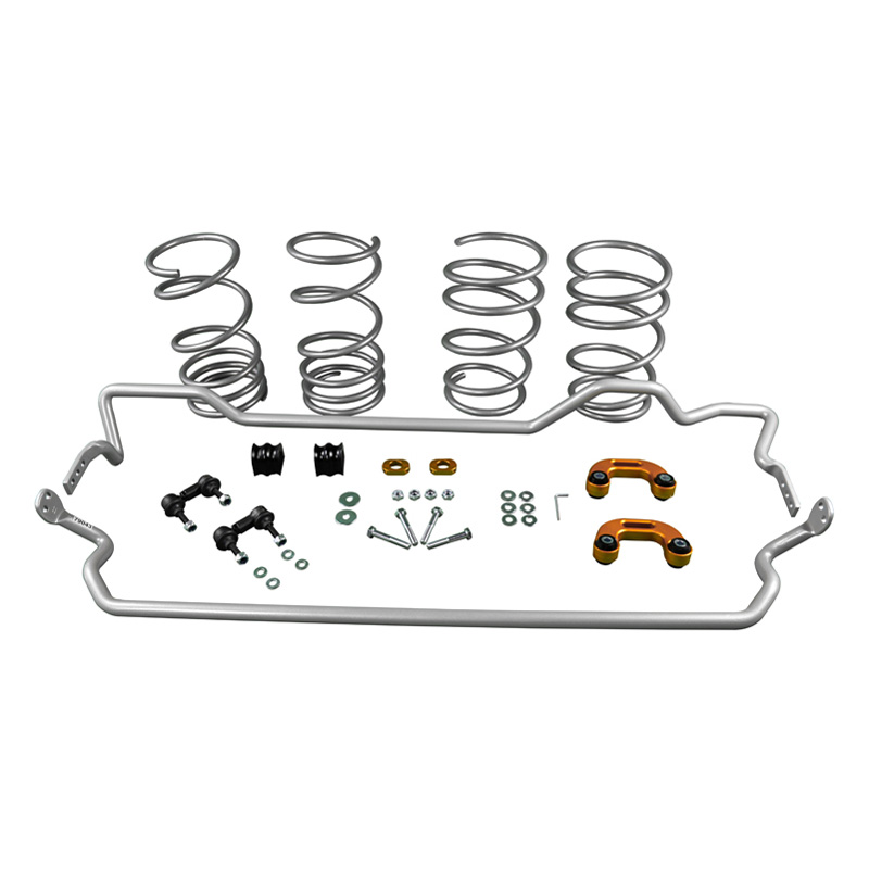 Whiteline Grip-Serie 1 Stabilisatorstang en Verlagingsveer  Kit Subaru Impreza Sedan GD/Hatchback 4WD 2002-2007