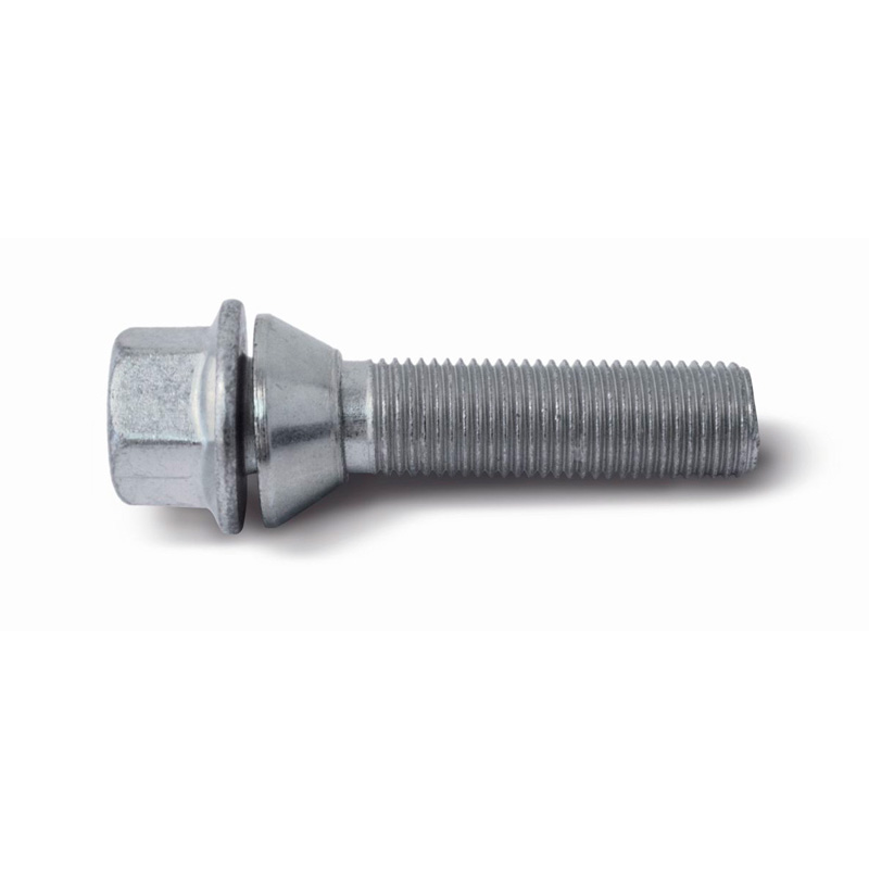 H&R Wielbout konisch met beweegbare ring M14x1.50 - Lengte 43mm (Bv.  BMW, Volvo)