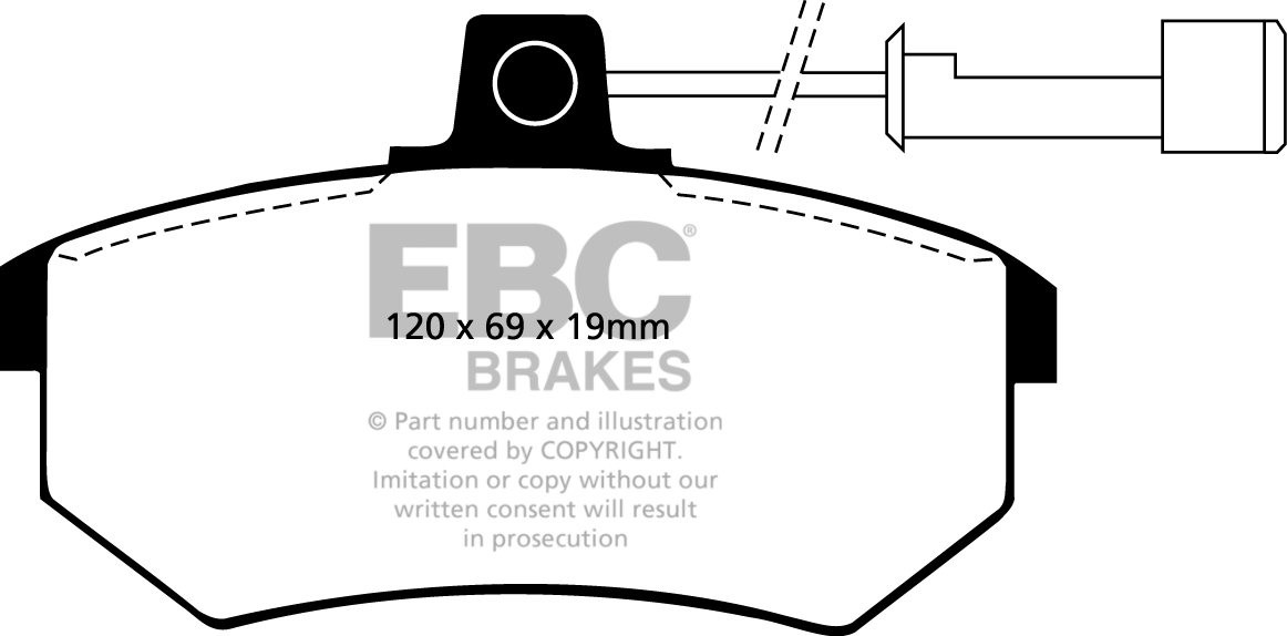 EBC Brakes AUDI quattro  2.1 Turbo (WR) 82-86 Remblokken voorzij