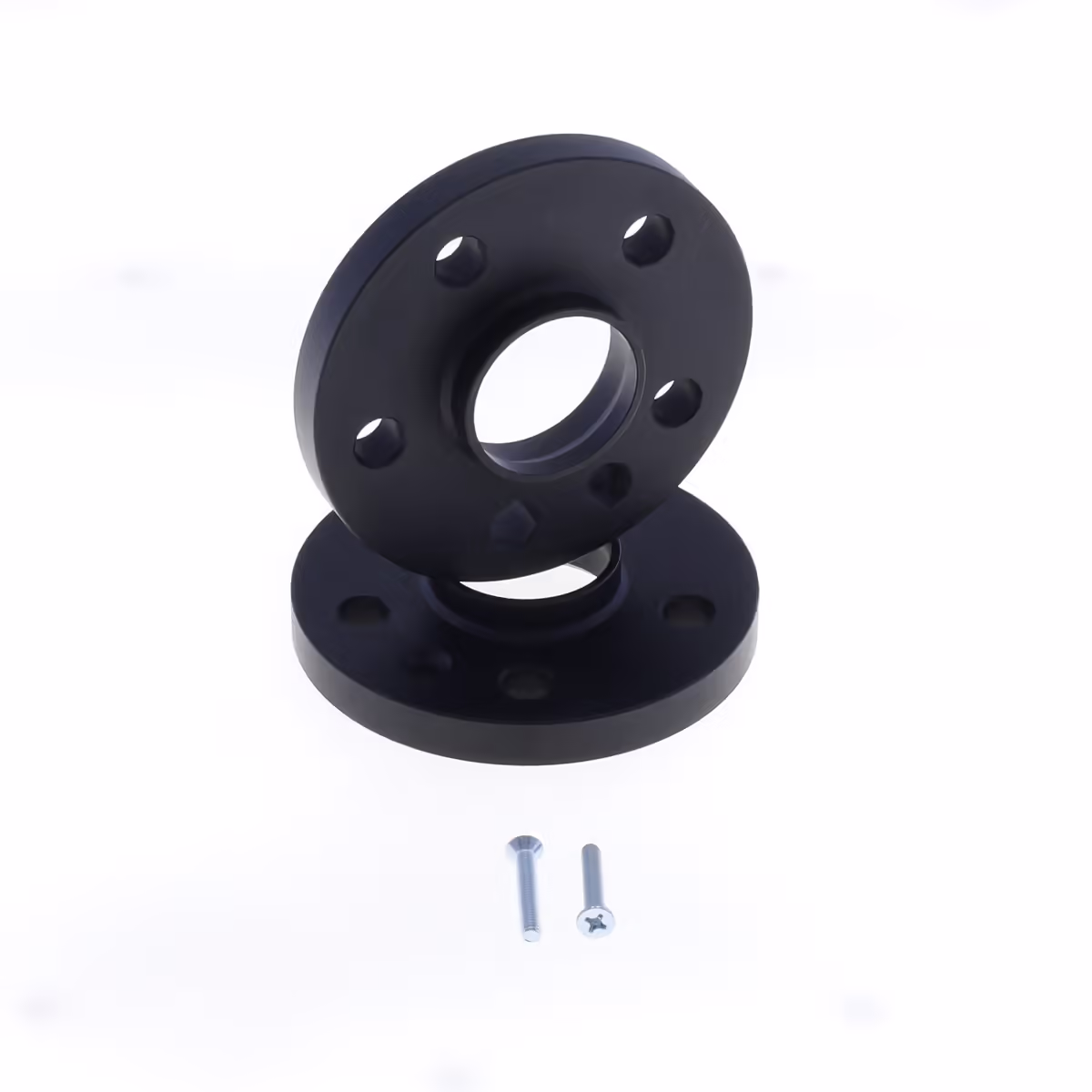 Spoorverbreders 5x100 naaf:57 dikte:12mm Audi Seat Skoda VW Zwart