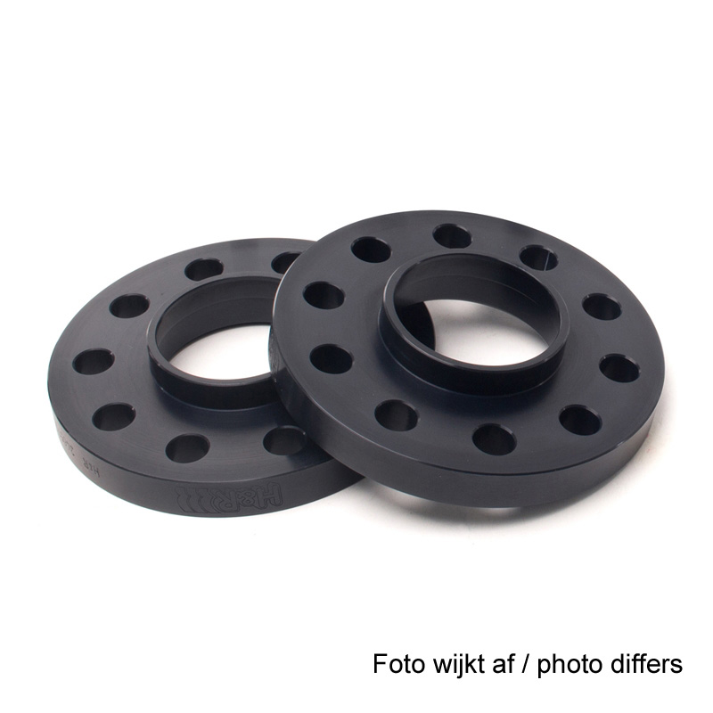 H&R Spoorverbreders 10mm 5x112 - Naaf 66,5mm - Boutmaat M14x1,5 - Mercedes / Chrysler / Nissan - Zwart