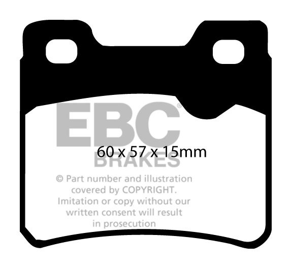 EBC Brakes OPEL Calibra 2.0 Turbo (288mm Discs) 95-96 Remblokken