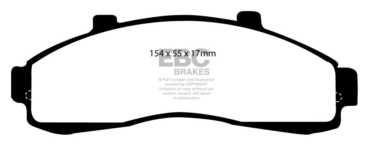 EBC Brakes FORD Explorer 4.0 97-2001 Remblokken voorzijde