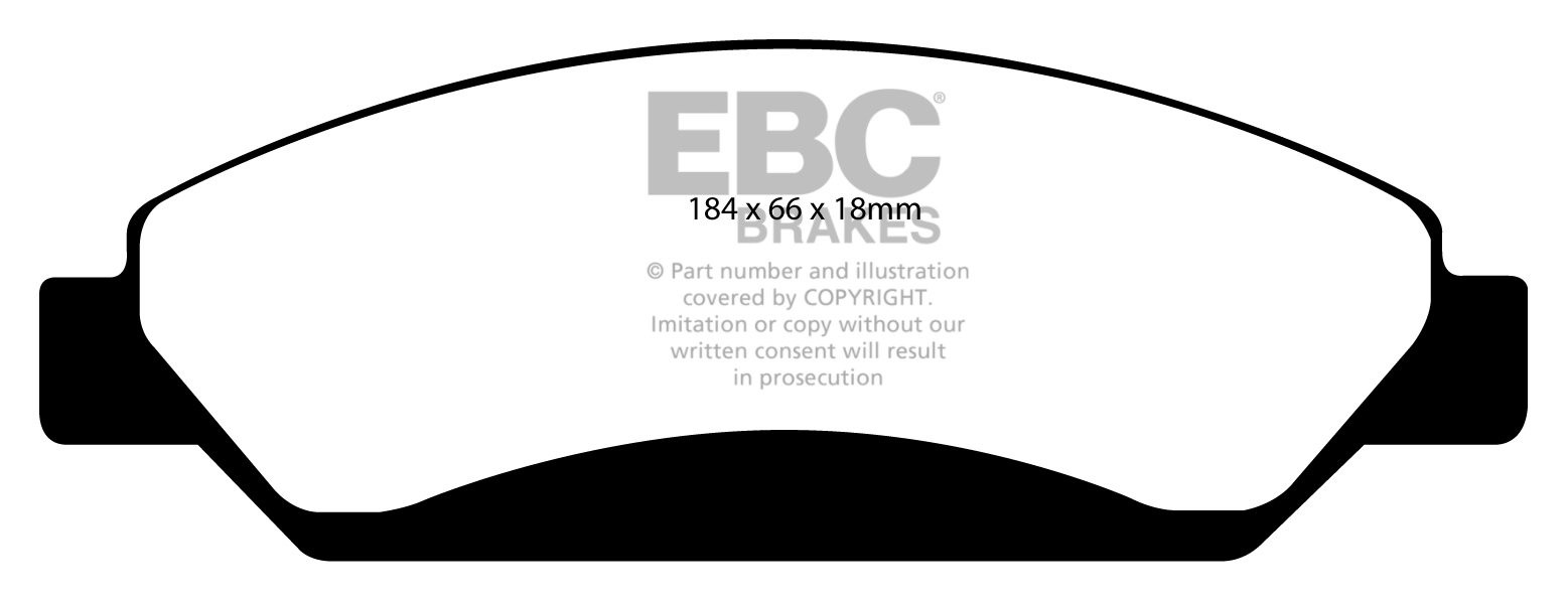 EBC Brakes GMC Yukon/Yukon Denali 6.0 (1500) 2007 Remblokken voo