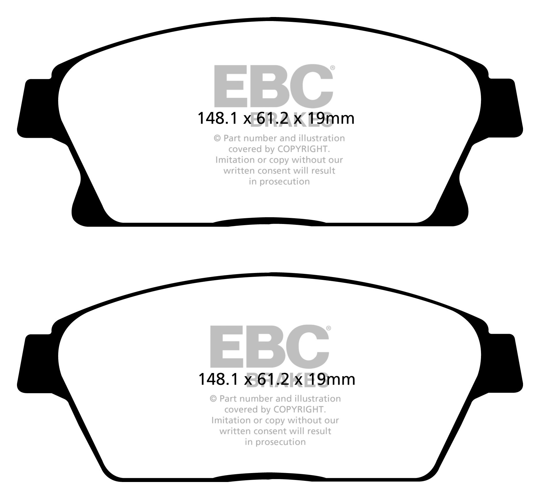 EBC Brakes VAUXHALL (OPEL) Astra 1.6 (115) 2009-.. Remblokken vo