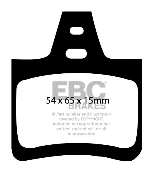 EBC Brakes CITROEN XM 2.1 TD Sedan 91-97 Remblokken achterzijde