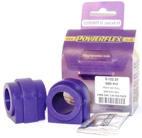 BMW Mini Generation 2 Front Anti Roll Bar Bush 24mm - PowerFlex