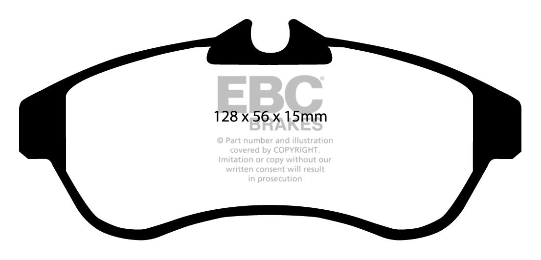 EBC Brakes CITROEN C3 Pluriel 1.4 TD 2005-.. Remblokken voorzijd