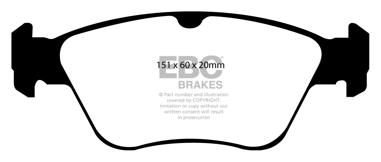 EBC Brakes MERCEDES SLK (R170) SLK200K (2.0 Supercharged) 96-200