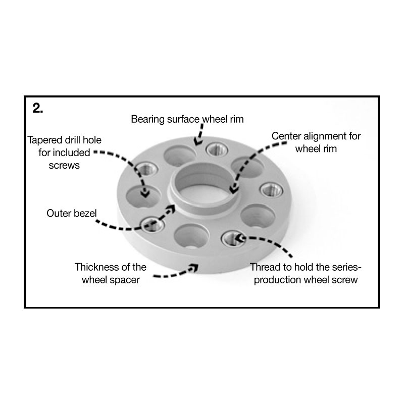 H&R DRA-Systeem Spoorverbreders 30mm 5x112 - Naaf 57,1mm - Boutmaat M14x1,5 -  Audi/Bentley/Ford/Seat/Skoda/Volkswagen - Zwart