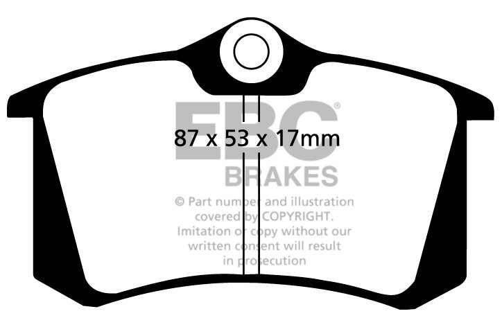 EBC Brakes SKODA Octavia 1.9 TD (110) 2000-2005 Remblokken achte